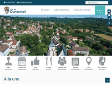 Tablet Screenshot of dampmart.fr